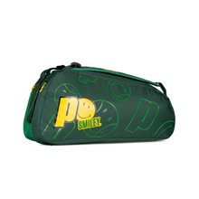 Torba na rakiety tenisowe Prince x Smiley Tennis-Racketbag Tour 2 Komp (torba na rakiety, 2 główne komory, komora termiczna) 2025 zielona 6 sztuk